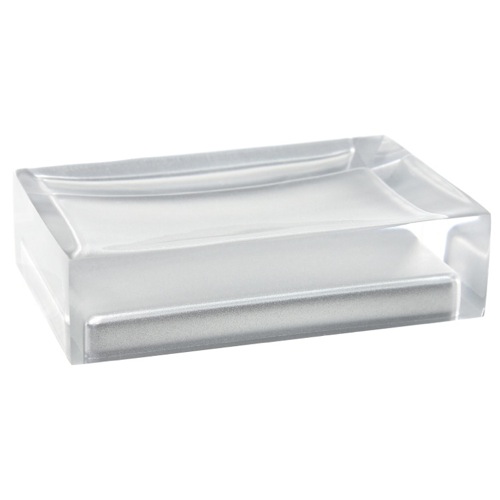 Soap Dish, Gedy RA11-73, Decorative Silver Soap Holder RA11-73